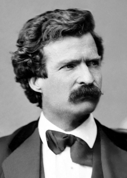 Porträtfotografie von Mark Twain
