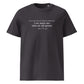 Albert Einstein quote t-shirt 'Difficulties in mathematics', anthracite front