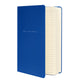 Antoine de Saint-Exupery signature blue notebook side view