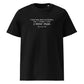 Charles Dickens quote T-shirt 'I have been bent and broken', black front