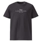 Charles Dickens quote T-shirt 'Papa is a preferable mode of address', anthracite front