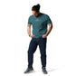 Charles Dickens quote T-shirt 'Papa is a preferable mode of address', teal model