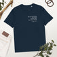 Edgar Allan Poe poetry quote T-shirt 'My days have been a dream', navy mockup