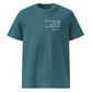 Edgar Allan Poe poetry quote T-shirt 'My days have been a dream', teal front