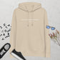 Edgar Allan Poe quote hoodie 'Leave my loneliness unbroken' The Raven, beige mockup