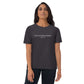 Edgar Allan Poe quote t-shirt 'Leave my loneliness unbroken' The Raven, anthracite portrait