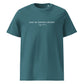 Edgar Allan Poe quote t-shirt 'Leave my loneliness unbroken' The Raven, teal front
