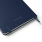 Galileo Galilei signature navy notebook back detail