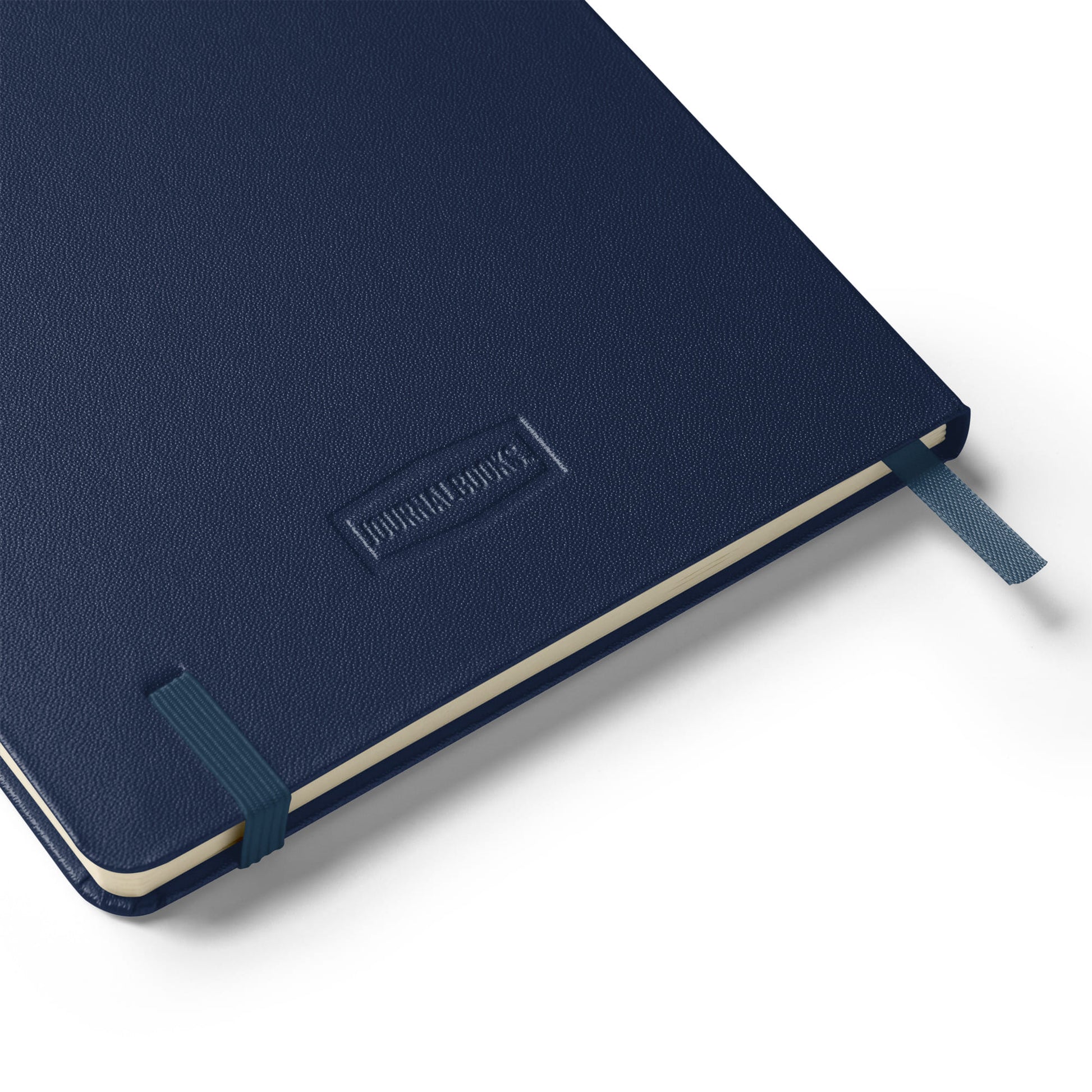 Galileo Galilei signature navy notebook back detail