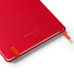 Galileo Galilei signature red notebook back detail