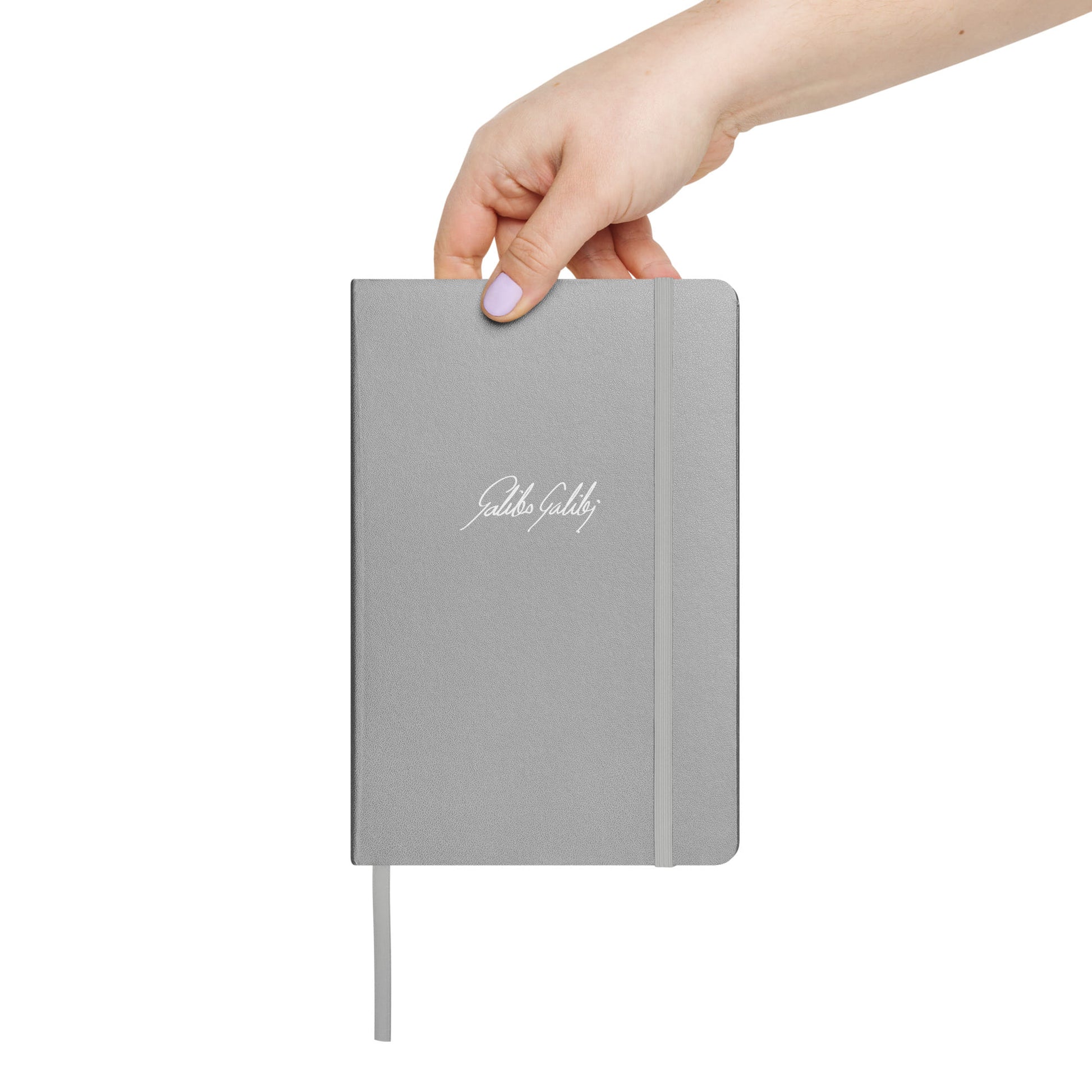 Galileo Galilei signature silver notebook size compare