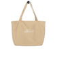 Galileo Galilei signature organic beige shopper bag front