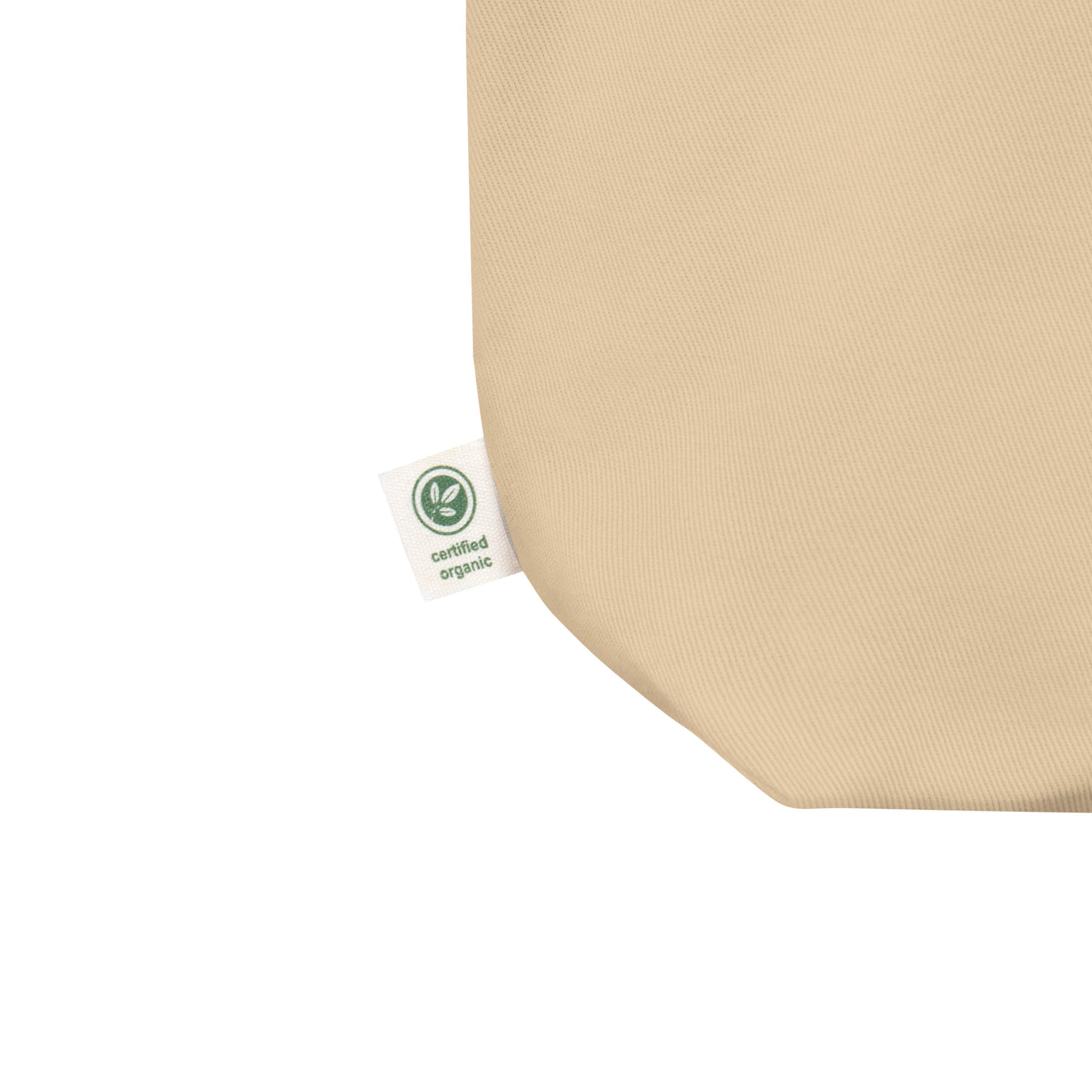 Pride and prejudice quote tote bag 'I declare after all there is no enjoyment like reading' Jane Austen, beige detail