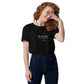 Faust quote t-shirt 'Fair I was also and that was my ruin' Johann Wolfgang von Goethe, black portrait