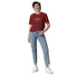 Journey to the Center of the Earth quote T-shirt 'Science has been built upon many errors' Jules Verne, burgundy model