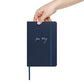 Jules Verne || Hardcover-Notizbuch mit Signatur-Print