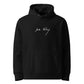 Jules Verne || Bio Hoodie mit Signatur-Print