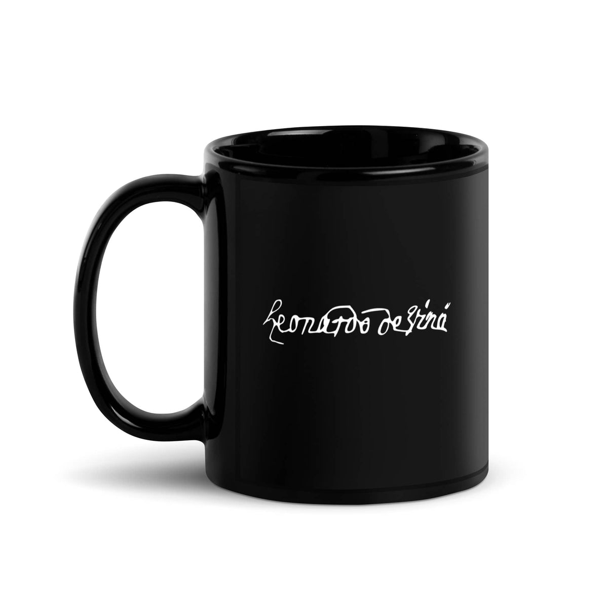 Leonardo da Vinci funny quote mug 'I know that many will call this useless work', left mockup