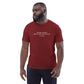 Leonardo da Vinci quote t-shirt 'Painting is poetry', burgundy portrait
