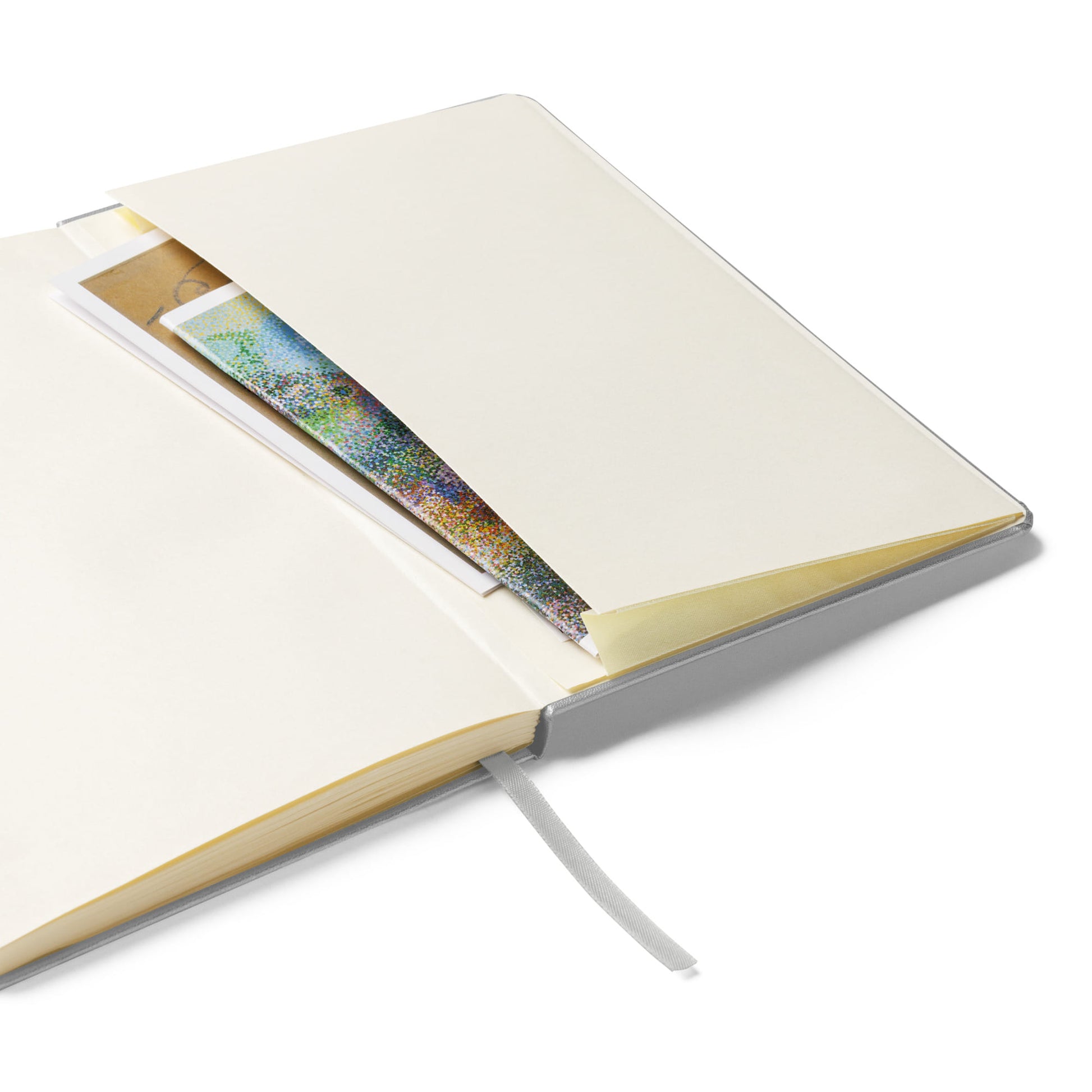 Leonardo da Vinci signature silver notebook pocket