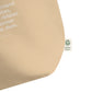 The Little Prince quote shopper 'Grown-ups never understand' Antoine de Saint-Exupéry, beige detail