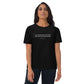 Marie Curie quote t-shirt 'Science has great beauty', black portrait