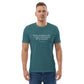 Mark Twain funny quote t-shirt 'Prosecuted', teal portrait