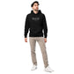 Shakespeare merchandise hoodie Macbeth 'Something Wicked This Way Comes', black model