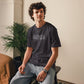 Antoine de Saint-Exupéry || Organic T-shirt w/ quote "Very fond of sunsets"