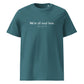 Lewis Carroll || Bio T-Shirt mit Zitat "We're all mad here"