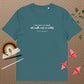 William Shakespeare || Organic T-shirt w/ quote 'All mirth and no matter'