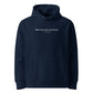 Midsummer Night's Dream quote hoodie 'What fools these mortals be' William Shakespeare, navy front
