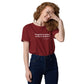 Shakespeare merchandise T-shirt 'Though this be madness, yet there is method in 'it' Hamlet, burgundy portrait